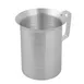 Winco AM-4 Measuring Cup, 4 qt. Capacity, Aluminum 1 image