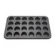 Winco AMF-24MNS 24 Cup Carbon Steel Non-Stick Mini Muffin Pan, 13-3/4"L x 10-1/2"W pan / PFOA-free 1 image