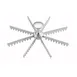 Winco APM-08 8 Cut Pie Marker / Cutter, Cast Aluminum 1 image