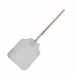 Winco APP-36 Aluminum 36" Pizza Peel with Wood Handle - 12" × 14" Blade 1 image
