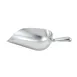 Winco AS-85 One-Piece Aluminum Scoop - 85 oz. (hand wash only)  1 image