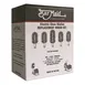 Winco BRS-1720SL Glass Washer Slotted Brush Set - 4 x 6" BRS-917SL & 1 x 6-3/4" BRS-920SL 1 image