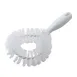 Winco BRV-10 9-1/4" White Vegetable Brush with Polyester Bristles 1 image