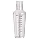 Winco BS-16PC 16 oz Clear Plastic Bar Cocktail Shaker 1 image