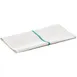Winco BTH-2028G Herringbone Towel, 20" x 28", White with Green Stripe, Lint‑Free, 70% Cotton/30% Polyester, Dozen Pack 1 image