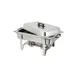 Winco C-3080B Polished Eco Newburg 8 qt. Chafer with Stand 2 image