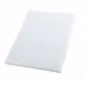 Winco CBH-1824, 24" x 18" x 3/4" Plastic Cutting Board, White 1 image