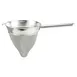 Winco CCB-10 10" Extra Fine Bouillon Strainer, Hollow Handle, Stainless Steel 1 image