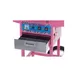 Winco CCM-28M Candy Machine Cart, 20.5" Bowl, 120 cones/hr, 4 oz floss, 2 shelves, HP motor - Set 2 image