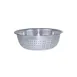 Winco CCOD-13S 13" Stainless Steel Chinese Colander with 2.5 MM Holes 1 image
