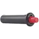 Winco CDIC-4 Black Plastic 24" In-Counter Cup Dispenser 1 image
