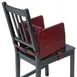 Winco CHB-703 Booster Seat, Stacking, 11-3/4"L X 11-3/4"W X 10-1/2"H 3 image