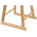 Winco CHH-601 Stackable Rubberwood Pub Height High Chair, 19"L x 20"W x 41"H, Natural Finish 4 image