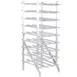 Winholt CR-162M Full Size Aluminum Mobile Can Storage Rack with 162 #10 or 216 #5 Cans Capacity 1 image
