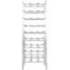 Winholt CR-162M Full Size Aluminum Mobile Can Storage Rack with 162 #10 or 216 #5 Cans Capacity 3 image