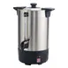 Winco ECU-50A Coffee Urn, 8 L 7‑8 qt Stainless Steel, Electric, Wist‑Lock Lid, Shut‑Off - Set 1 image