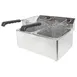 Winco EFT-32 32 lb. Twin Well Electric Countertop Fryer 6 image