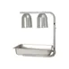 Winco EHL-2 2 Bulb Heat Lamp w/ Adjustable Arm, Aluminum, 120V 2 image