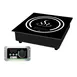 Winco EIDS-18 12" Built-In/Drop-In Induction Cooker w/ Digital Controls, Ceramic Glass Surface 1 image