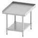 Winco ES-2430 Stainless Steel Equipment Stand, Galvanized Legs & Undershelf - 24"W x 30"D x 24"H 1 image