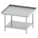 Winco ES-3630 Stainless Steel Equipment Stand, Galvanized Legs & Undershelf - 36"W x 30"D x 24"H 1 image