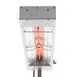Winco ESH-1 Electric Strip Heater 14.25"W x 26.13"D, 500W 120V, unlighted, steel finish, stand - Set 6 image