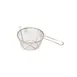 Winco FBR-9 9 1/2" x 5 3/4" Nickel-Plated Round Coarse Mesh Fry Basket 1 image