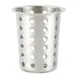 Winco FC-SS Stainless Steel Perforated Flatware Cylinder, 5-1/8"H 3 image