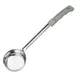 Winco FPSN-4 4 oz. One-Piece Solid Food Portioner, Gray Handle, Prime 1 image