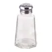 Winco G-106 Glass Salt & Pepper Shaker, 2 oz Capacity, Single Stainless Steel Mushroom Top - 1 Dozen 1 image