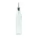 Winco GOB-16 Glass 16 oz. Oil/Vinegar Cruet with Pourer / Square 1 image