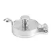 Winco HP-4 - 4-1/2" Dia. Adjustable Aluminum Hamburger Patty Press, Round, Commercial Grade 1 image