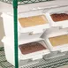 Winco IB-2S Shelf Ingredient Bin w/ 2 Gallon Capacity, Clear Lid/White Base 2 image
