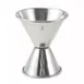 Winco J-5 Stainless Steel Jigger, 1 oz. x 2 oz. 1 image