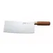 Winco KC-101 8" Stainless Steel Chinese Cleaver w/ Wooden Handle 1 image