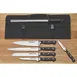 Winco KFP-KITA 8pcs Acero Set 3.5" Par 6" Boning 8" Chef&Bread 10" Slicer 12" Steel Shears Bag 1 image