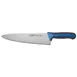 Winco KSTK-100 10" Chef's Knife w/ High Carbon Steel Blade & Black/Blue TPR Handle 1 image