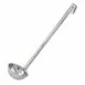 Winco LDI-1 One-Piece Stainless Steel 1 oz LDI Series Serving Ladle w/ 10-3/8" Handle 1 image