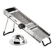 Winco MDL-18 Mandoline Slicer - 18-1/3" x 4-15/16" 4-Dial Rotary (Straight, Serrated, 2 Julienne Blades) 1 image