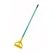 Winco MOPH-7P Mop Handle, Side Release, 57" Metal Handle with Plastic Side Release 1 image