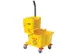 Winco MPB-26 26 Quart Mop Bucket Combo - Side Press Wringer / Yellow 1 image