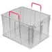 Winco MPN-1613 Stainless Steel Bulk Pasta Basket, 16.5" x 13.5" x 10"  1 image