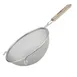 Winco MS3A-8S 8" Stainless Steel Fine Single Mesh Strainer, Round 2 image