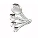 Winco MSP-4P Spoons 4-Piece Stainless Steel Set with 1/4 tsp, 1/2 tsp, 1 tsp & 1 tbsp 1 image