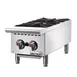 Winco NGHP-2 12" Countertop Gas Hotplate with (2) Burners, Infinite Controls, 50.000 BTU 1 image