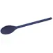 Winco NS-15B 15" Blue Nylon Heat Resistant Spoon, Heat Resistant Up To 400°F (204°C) 1 image