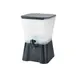 Winco PBD-3SK Plastic Square Beverage Dispenser, 3 Gallon 2 image
