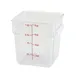 Winco PCSC-8C Square 8 Qt Polycarbonate Food Storage Container, Clear 1 image