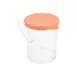 Winco PDG-10AC 10 oz. Plastic Dredge with 4 Color Snap-on Lids 2 image