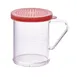 Winco PDG-10R Polycarbonate Shaker / Dredge with Handle 1 image